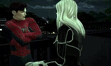 Homem Aranha and Spider Man in a steamy encounter