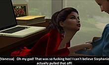 Poročene ženske vroče srečanje s svojim sosedom v Sims 4