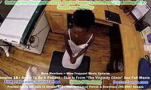 فيديو امتحان نسائي منزلي مع طبيب أسود