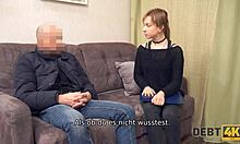 Rough sex for cash with Russian debtor in HD reality