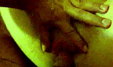 Amateur couple explores sexual boundaries with cum and penis play