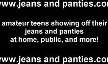 Calça jeans apertada me satisfaz em todos os lugares certos